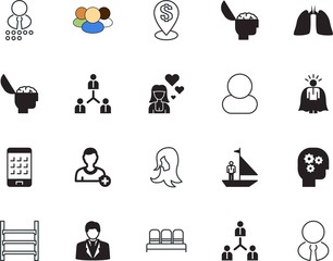 people vector icon set such as: sit, check, corridor, family, shelving, airplane, pointer, engineering, long, warehouse, art, security, shoulder, sailing, rack, storehouse, privacy, organ, log, ship