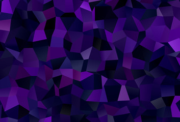 Fototapeta premium Dark Purple vector texture in rectangular style.
