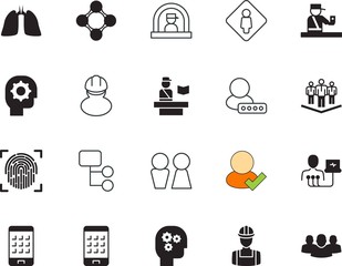 people vector icon set such as: structure, receptionist, pyramid, object, circle, leadership, safety, manual, persons, hierarchy, manufacture, registration, wrench, up, basin, organisation, reception