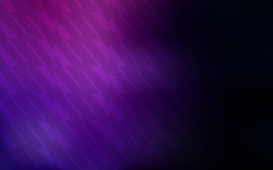 Dark Purple vector texture with colored lines. Blurred decorative design in simple style with lines. Template for your beautiful backgrounds.