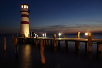 Podersdorf am Abend