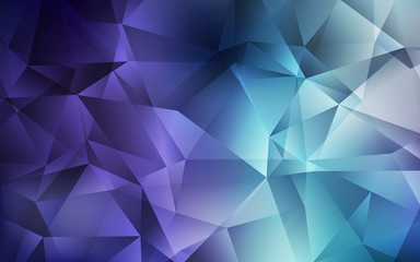 Obraz premium Dark Pink, Blue vector abstract mosaic pattern. A completely new color illustration in a polygonal style. New template for your brand book.