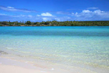 View of Faiava Island from  Ouvea, Loyalty Islands, New Caledonia