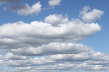 blue sky with clouds