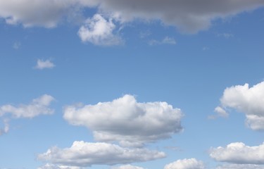 blue sky with clouds