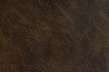 Close up of dark leather texture background