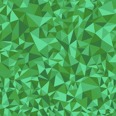 Green polygonal mosaic background, design templates triangle bright background. Triangular low poly. Polygonal illustration.