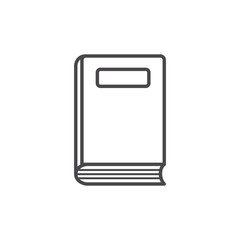 Isolated book vector design