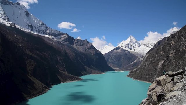 Laguna Paron in Huscaran National Park in Peru