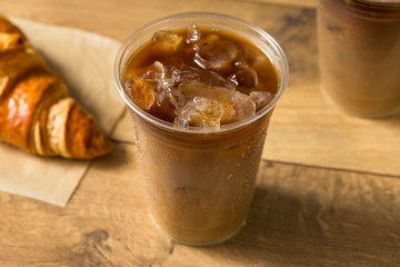 Sweet Iced Almond Milk Coffee
