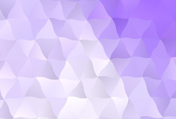 Light Purple vector triangle mosaic background.