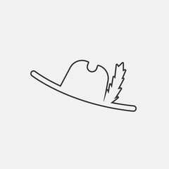 hat vector icon illustration