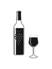 Wein Weinglas  Weinprobe Weinlese Reben Weinflasche Genuss Herbst Weinkenner trinken Romantik weinblätter gemütlichkeit 1c