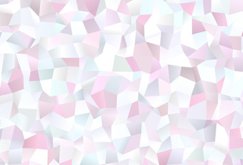 Light Pink, Yellow vector pattern in square style.