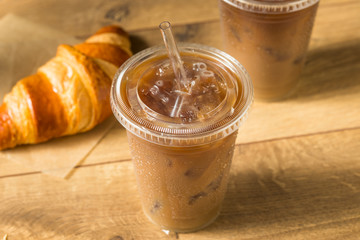 Sweet Iced Almond Milk Coffee