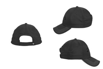 set of black caps