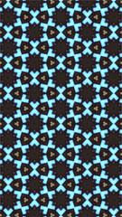 Fototapeta premium Ornate geometric pattern and abstract colored background