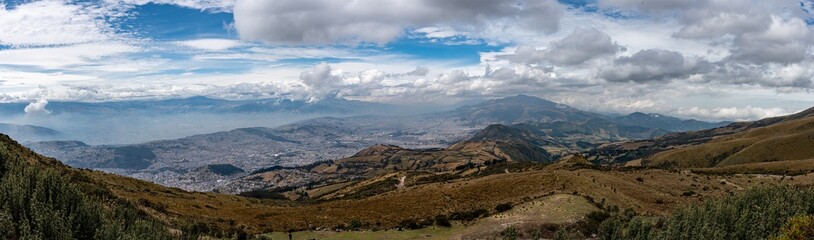 Quito from the Pichincha volcano