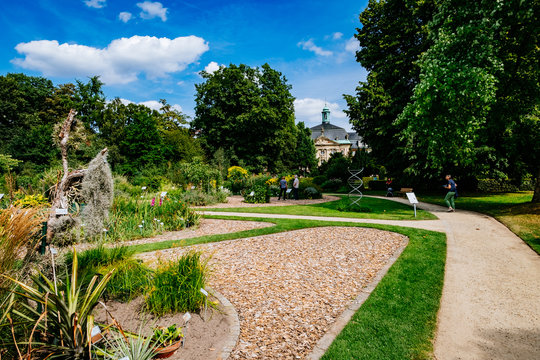 Botanical Garden in the central city of Münster near WWU University Building