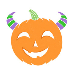 Cute halloween illustration. hand drawn graphic