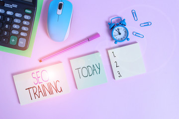 Conceptual hand writing showing Seo Training. Concept meaning learn specific knowledge improve...