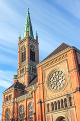 Fototapeta na wymiar St. John's Church (Johanneskirche) Dusseldorf (Düsseldorf) North Rhine-Westphalia Germany