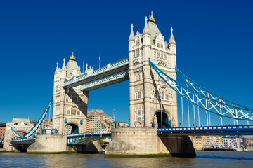 Fototapeta na wymiar Tower bridge in London city ( United Kingdom )