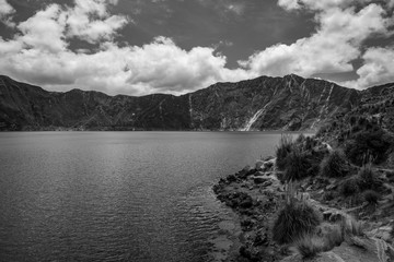 The Quilotoa Volcano in Ecuador
