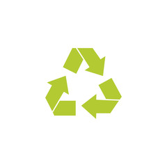 recycle arrows eco friendly fill style icon