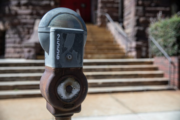 parking meter in Birmingham, Alabama