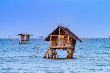 Fototapeta premium fisherman village Thailand.