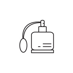 makeup fragance bottle beauty flat icon