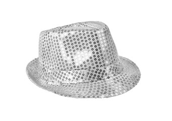 festively shining gold hat