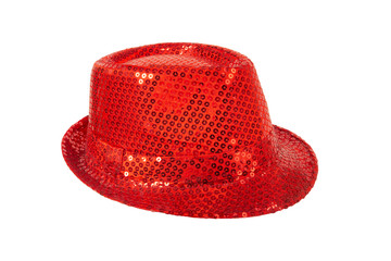 festively shining gold hat