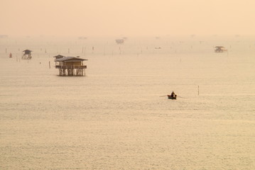 Morning bay Thailand.