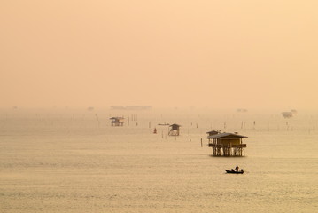 Morning bay Thailand.