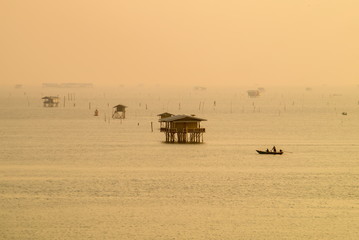 Morning bay Thailand.