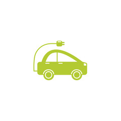 car eco friendly fill style icon