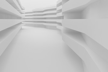 abstract 3D rendering of a modern architecture background