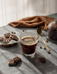 Hot coffee made with love 