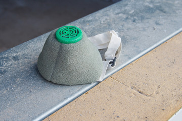 Personal protective equipment. Mask for respiratory protection. Construction breathing protection.