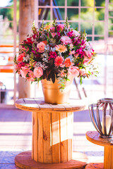 Decoration flowers arrangement nature roses