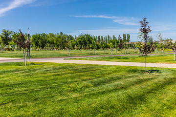 Park in Volgograd, Russia