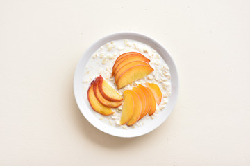 Oatmeal porridge in bowl