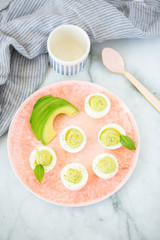 Avocado Deviled Eggs