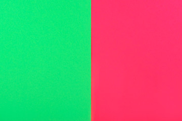 red and green background with copy space, creative idea