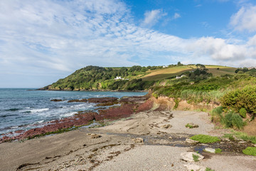 Fototapeta na wymiar Talland Bay on the south Cornish Coast