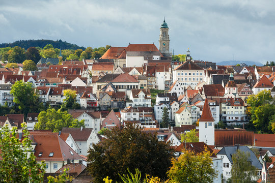 Zollernstadt Hechingen auf der Schw&auml;bischen Alb