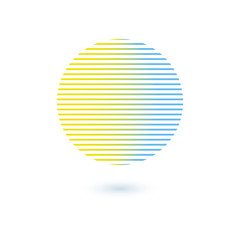 Globe. Vector design elements on white background