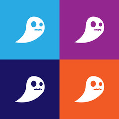 ghost icon. Element of scarecrow icon. Premium quality graphic design icon. Signs and symbols collection icon for websites, web design, mobile app